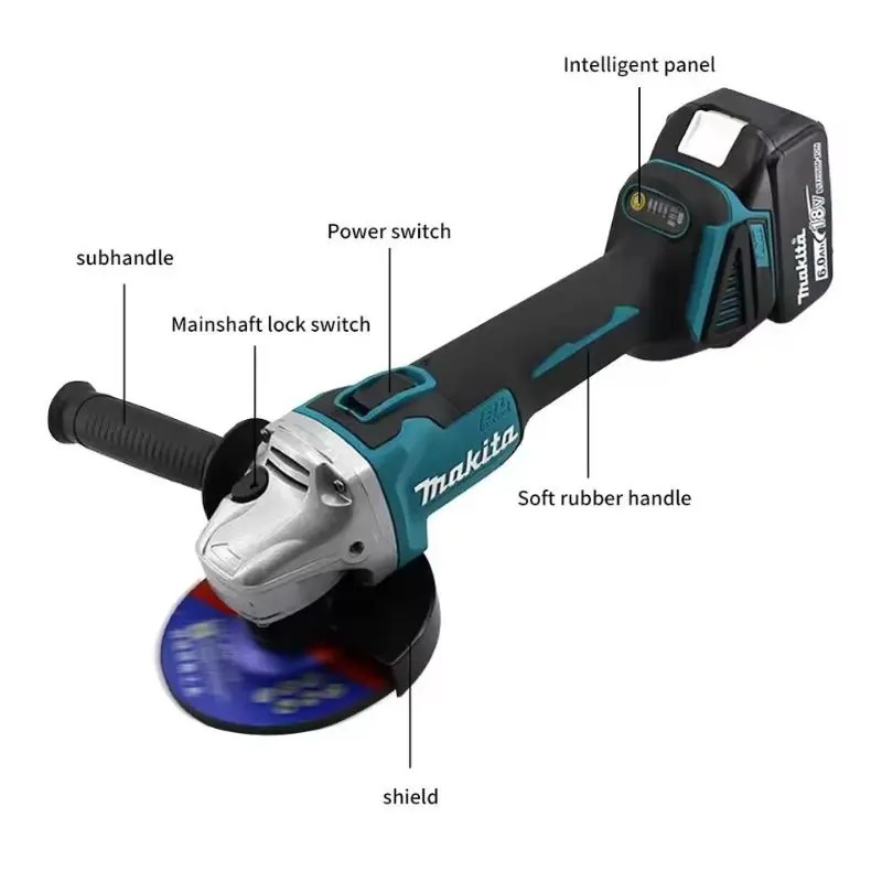 Makita DGA404 4-Speed Brushles - đánh giá và giá Brushless Angle Grinder Battery Powered
