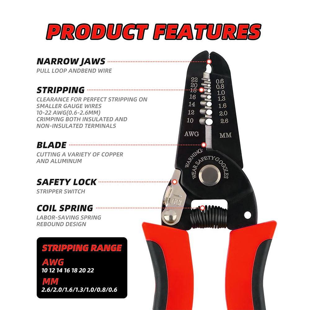 Wire Cutter, Wire Stripper Cri - đánh giá và giá Automatic Wire Stripper Cutter