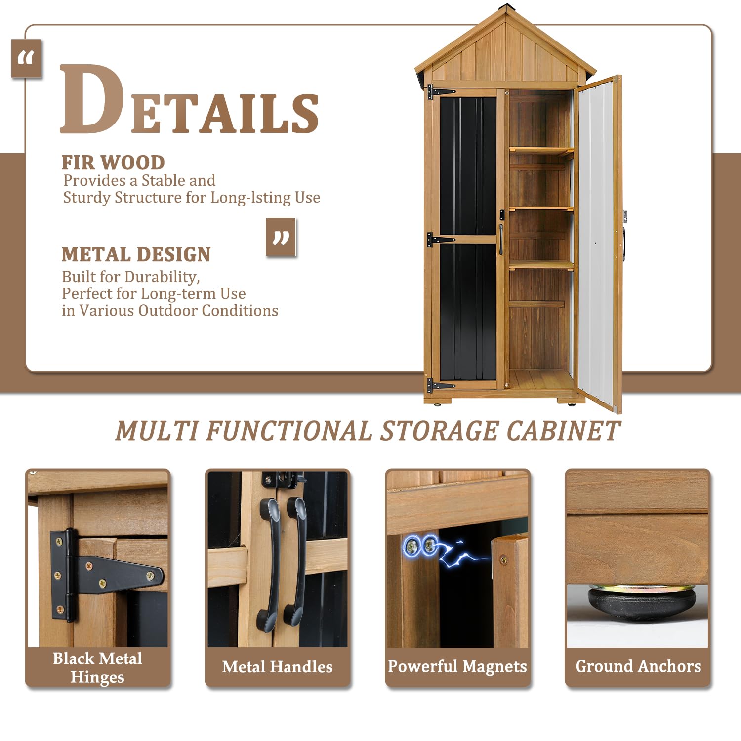 Outdoor Storage Cabinet Waterp - đánh giá và giá Garden Tools