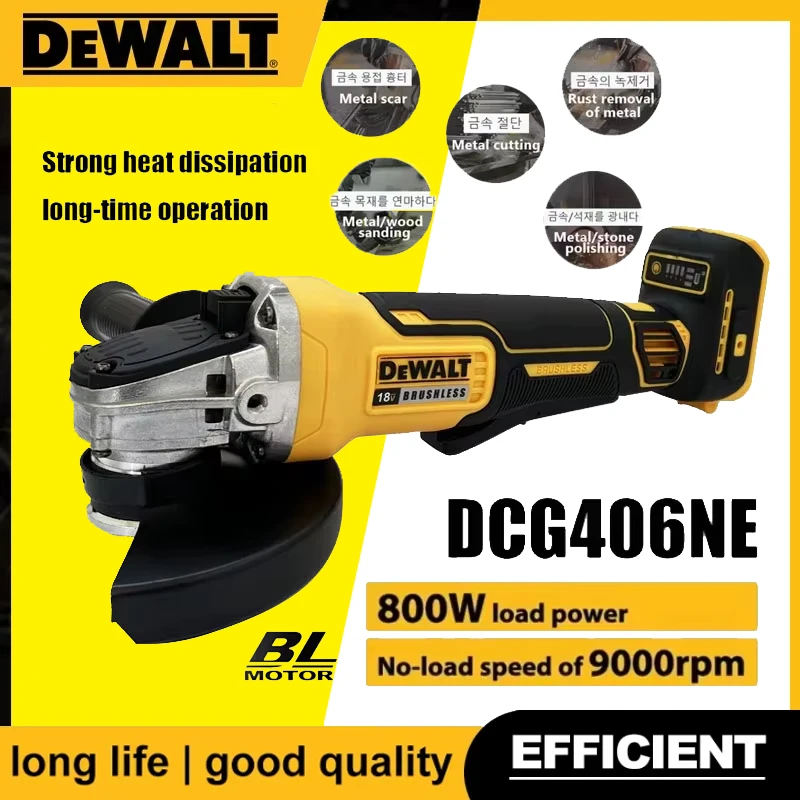 Dewalt DCG406 125MM Brushless  - đánh giá và giá Brushless Angle Grinder Battery Powered