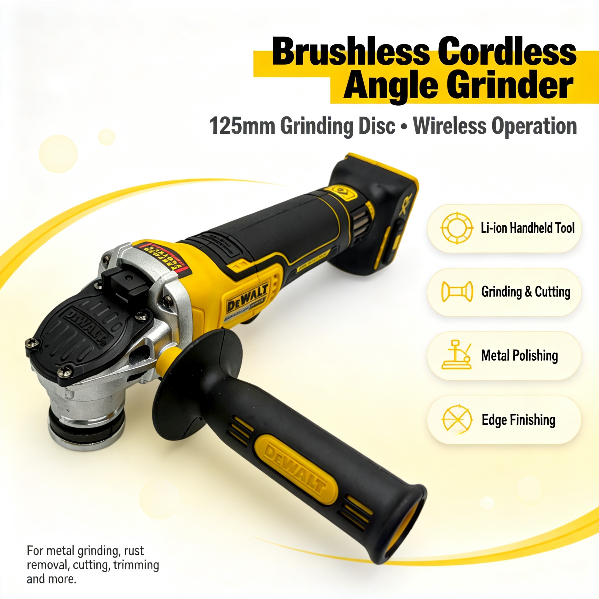 DEWALT DCG406 9000RPM Brushles - đánh giá và giá Brushless Angle Grinder Battery Powered